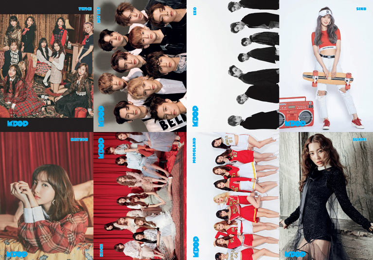 K-Pop & Drama Dergisi'nin altıncı sayısında yer alan posterler